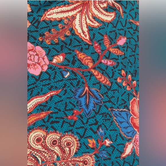 ULLA JOHNSON ‘MABEL PRINT RUCHED CUTOUT’ SWIMSUIT, Large, $425 - Picture 10 of 15